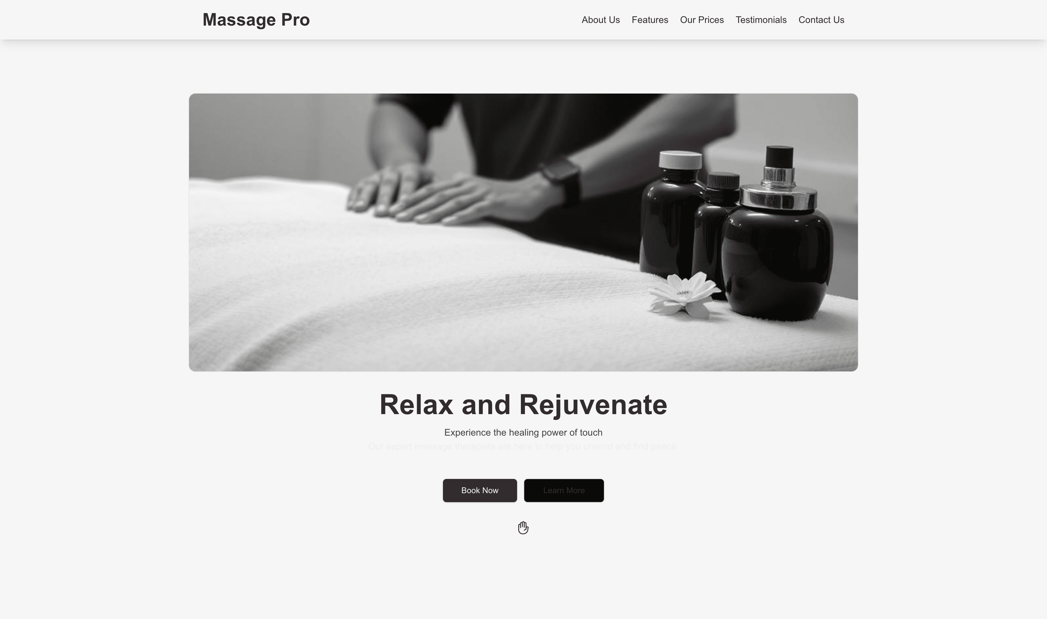 Transform a Massage Therapy Clinic (Classic) Website Template into Website in Minutes
