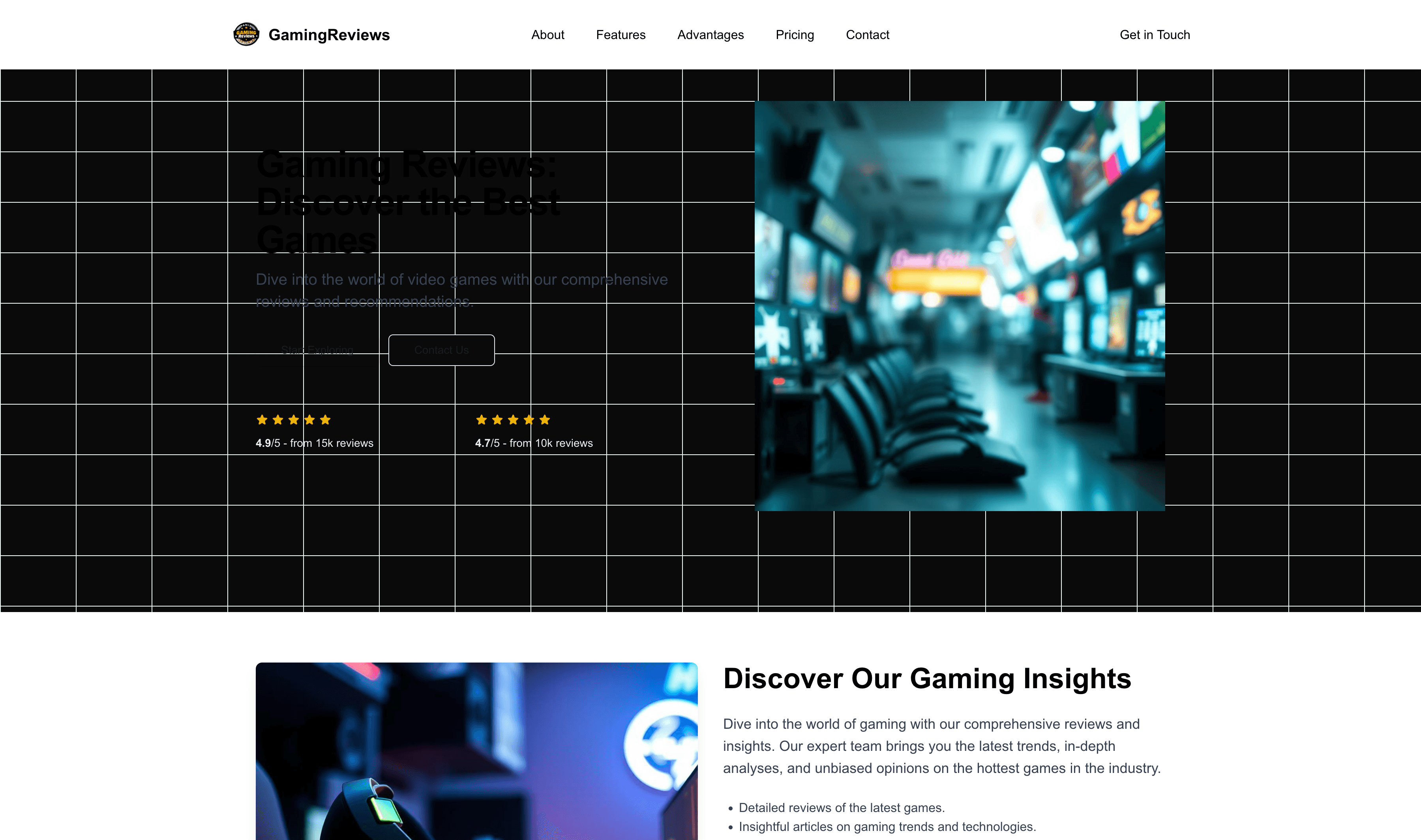 Transform a Gaming Reviews (Vibrant) Website Template into Website in Minutes