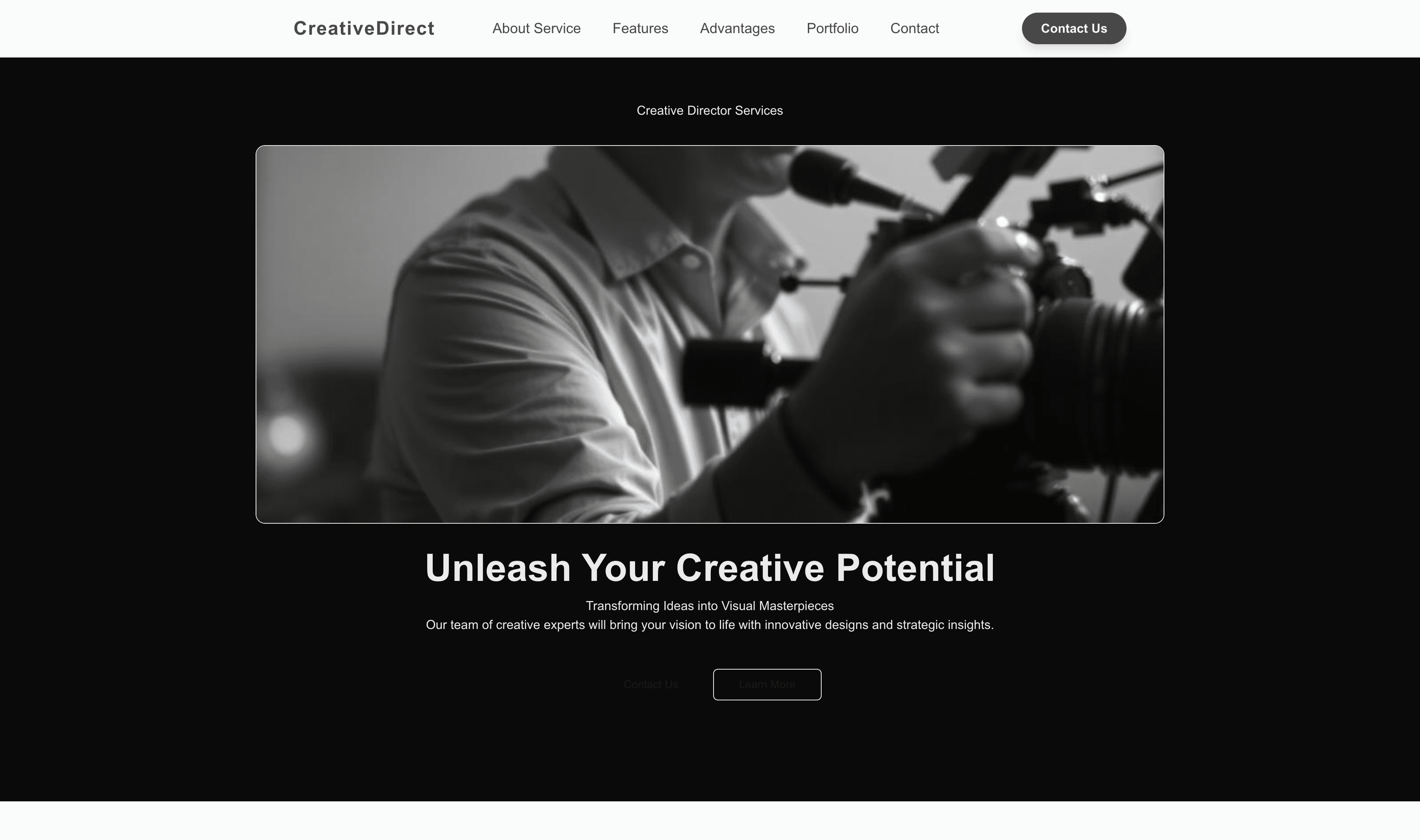 Transform a Creative Director Website Template into Website in Minutes