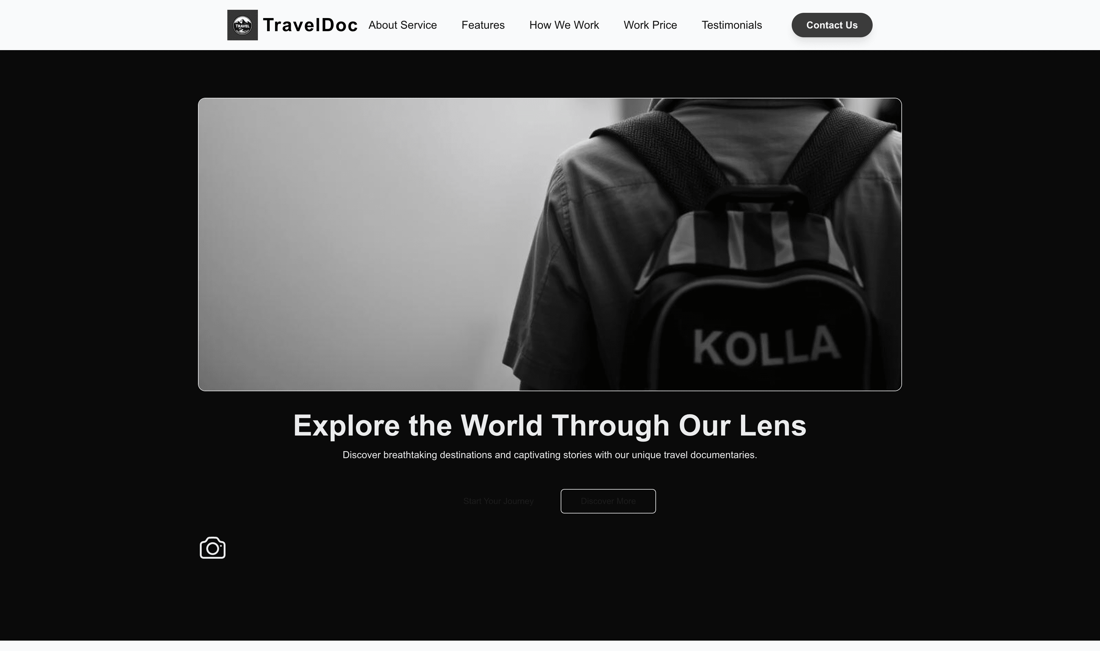 Transform a Travel & Documentary Website Template into Website in Minutes