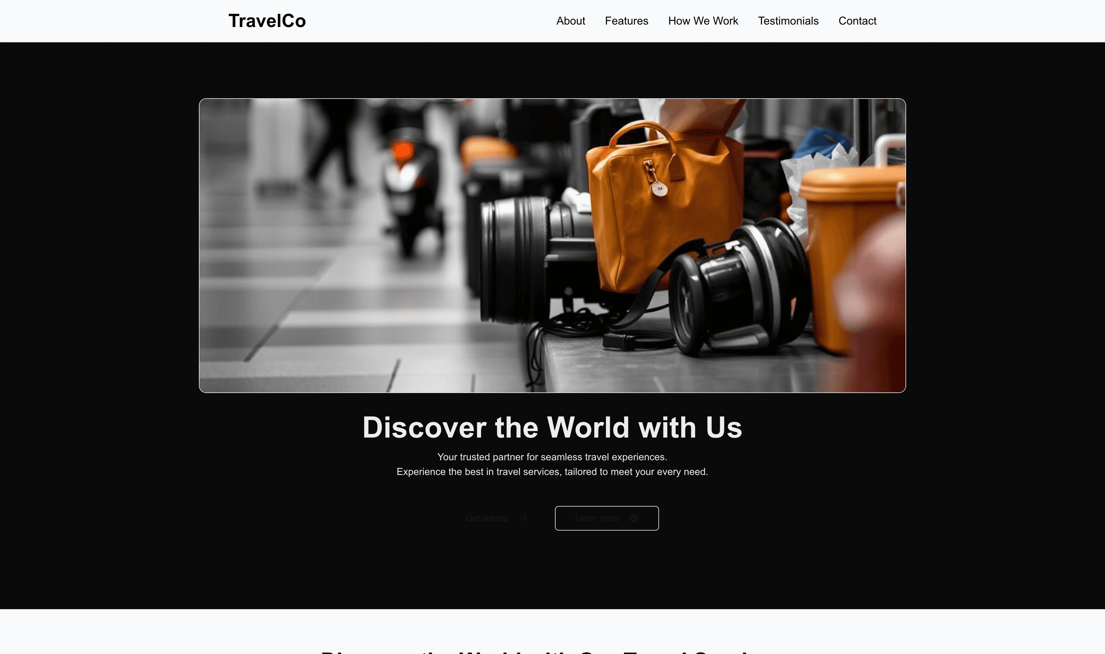 Transform a Travel Services Website Template into Website in Minutes