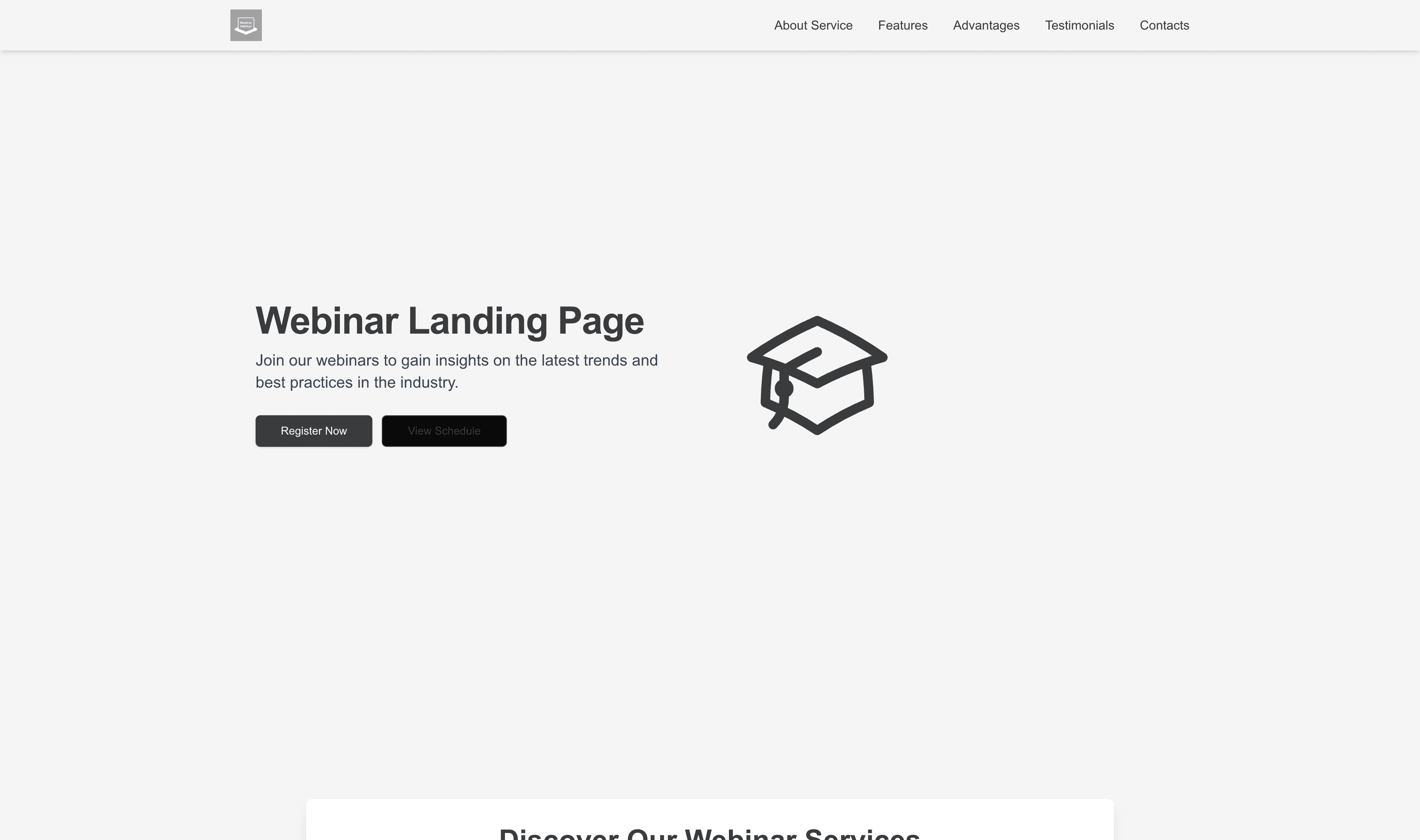 Transform a Webinar Landing Page Website Template into Website in Minutes