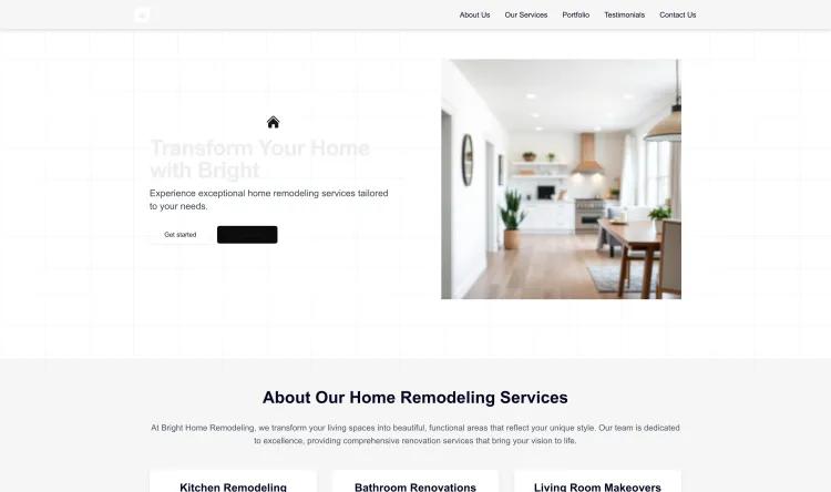 Home Remodeling Company (Bright)