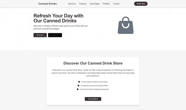 Canned Drink Store