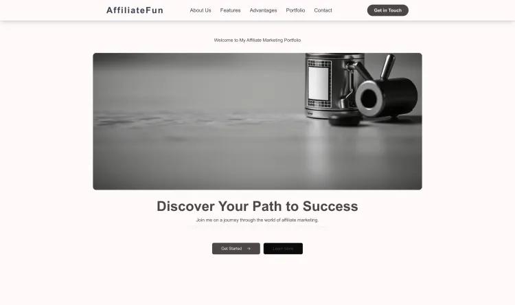 Affiliate Marketing Portfolio (Playful)