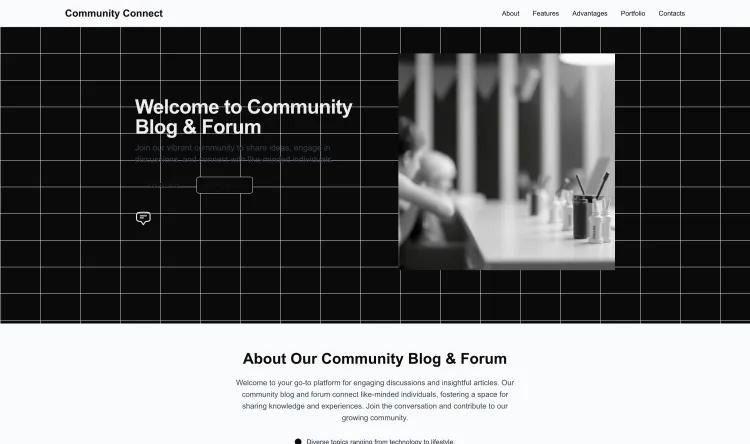 Community Blog & Forum