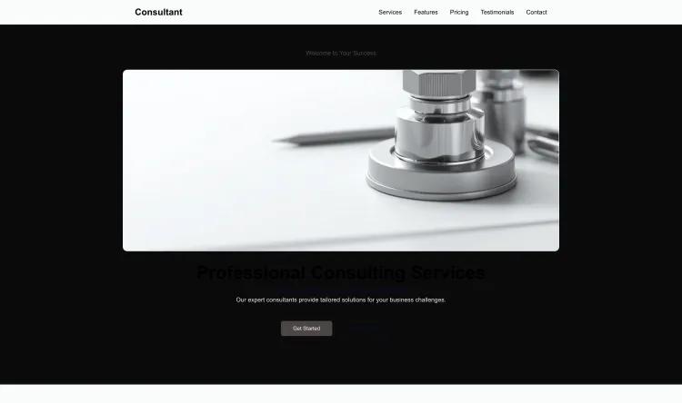 Consultant Landing Page
