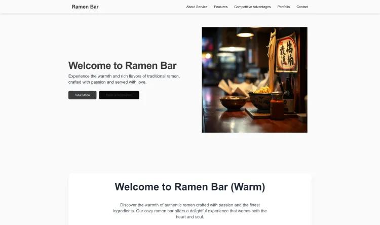Ramen Bar (Warm)