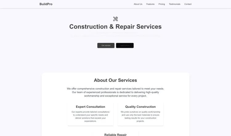 Construction & Repair Services (Dark)