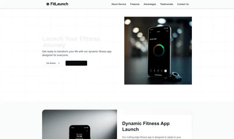 Fitness App Launch (Dynamic)
