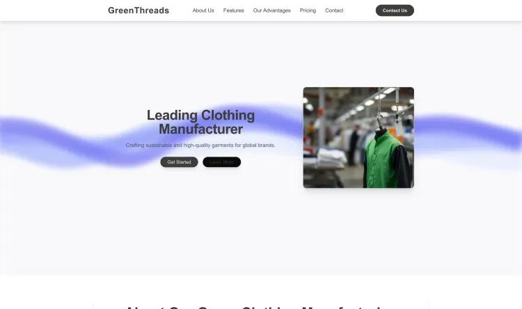 Clothing Manufacturer (Green)