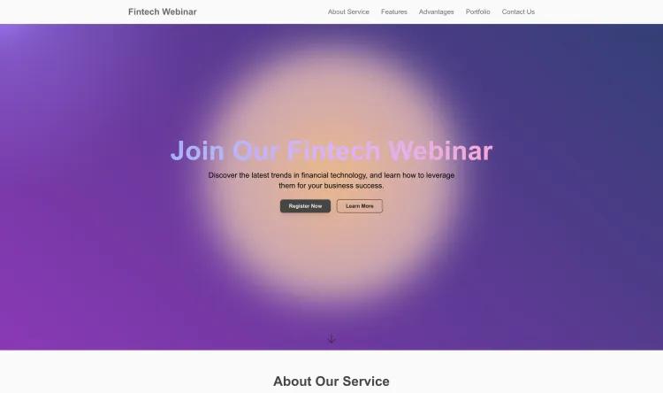 Fintech Webinar