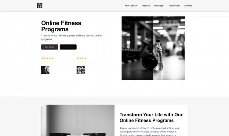 Online Fitness Program