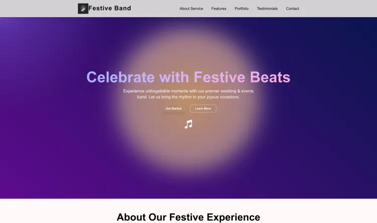 Wedding & Events Band (Festive)