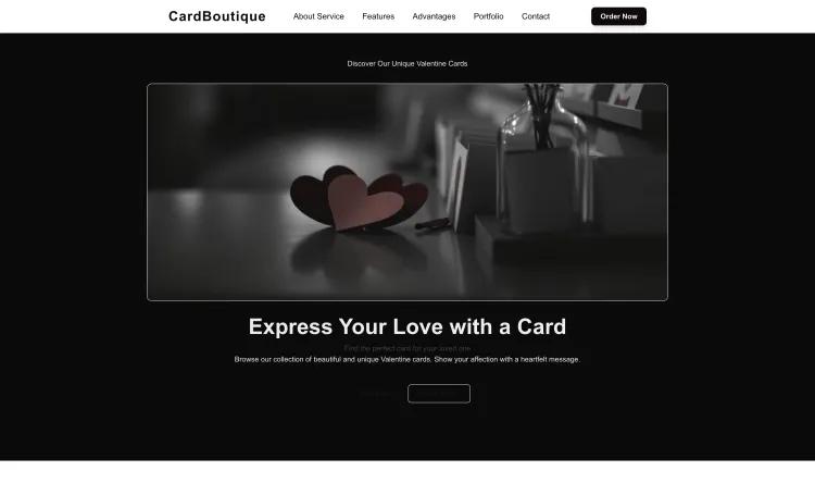 Valentine Cards Online Store