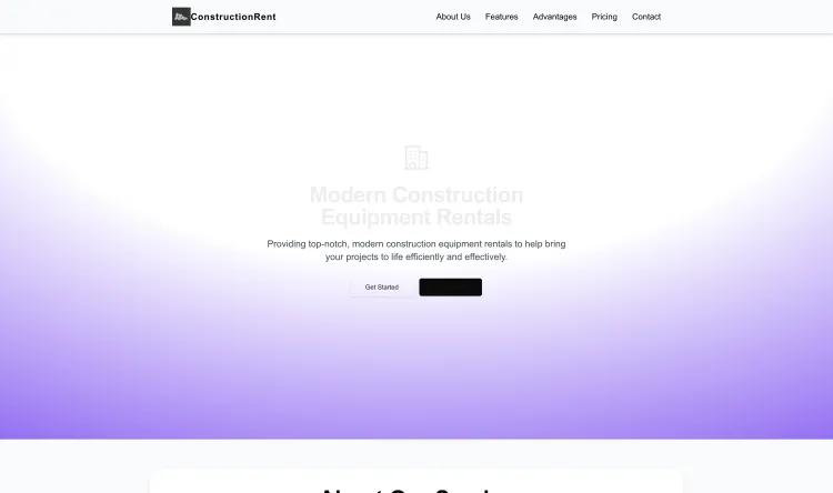 Construction Equipment Rental Services (Modern)