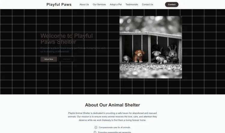 Animal Shelter (Playful)