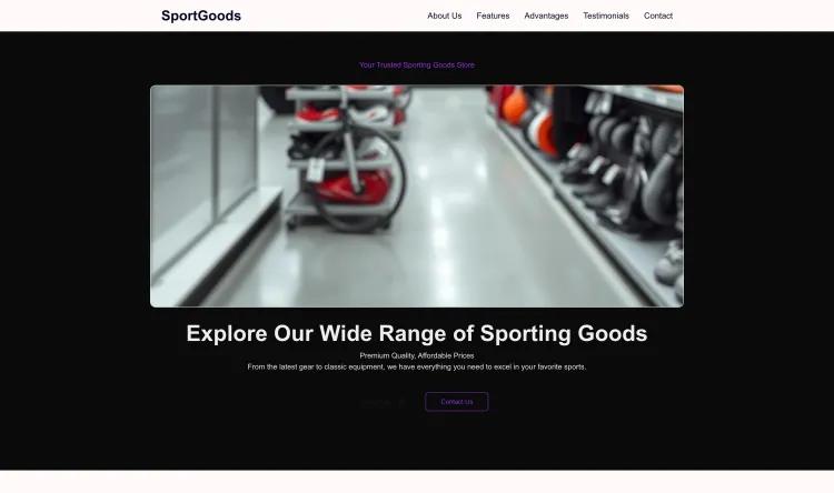 Sporting Goods Store