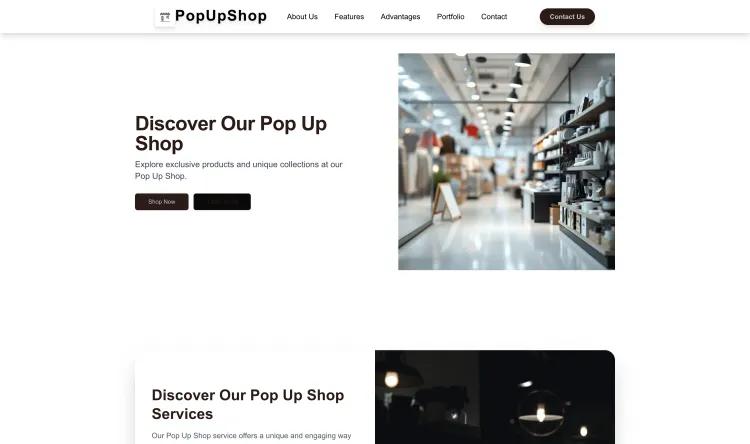 Pop Up Shop