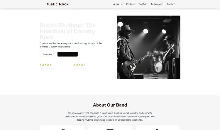 Country Rock Band (Rustic)