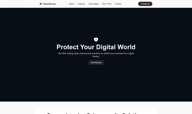 Cybersecurity Company (Dark)