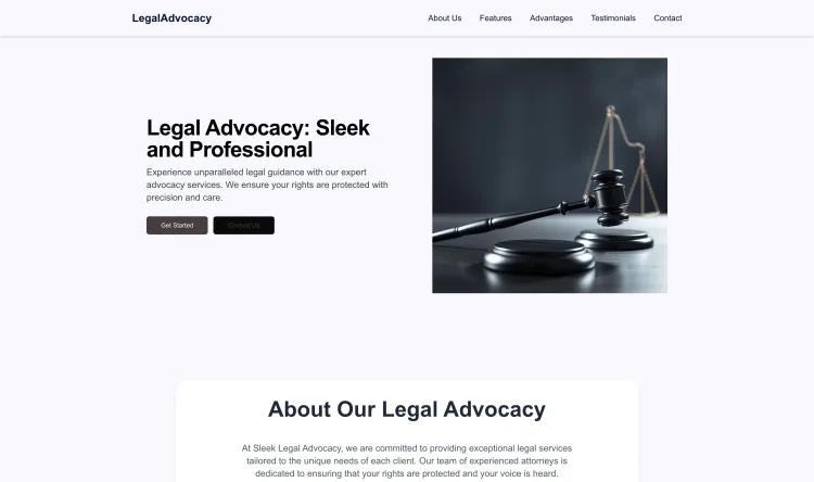 Legal Advocacy (Sleek)