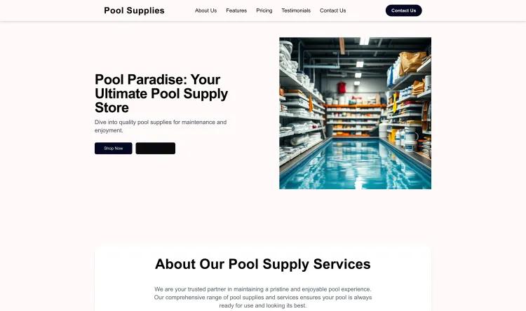 Pool Supply Store
