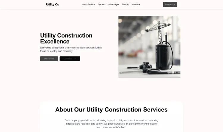 Utility Construction Company (Minimal)