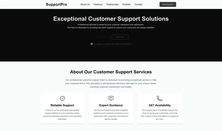 Customer Support Company (Professional)