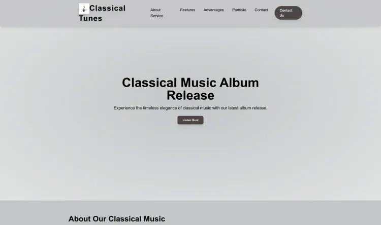 Classical Music Album Release (Traditional)
