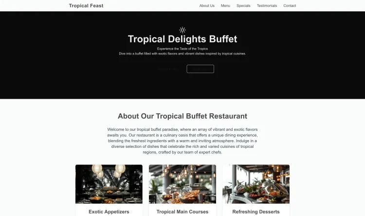 Buffet Restaurant (Tropical)