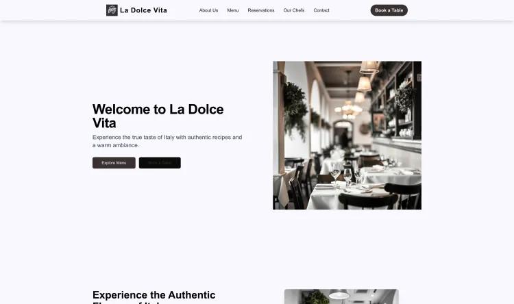Italian Restaurant