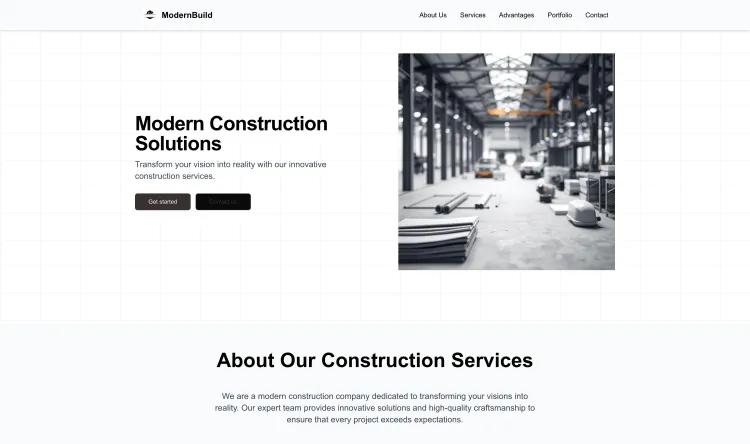 Construction Company (Modern)