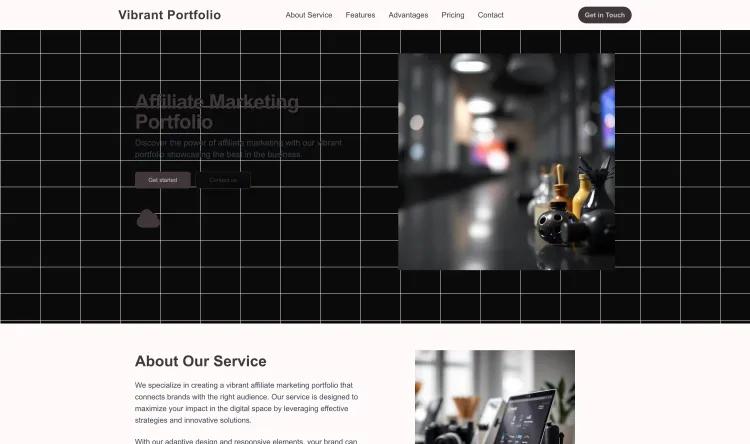 Affiliate Marketing Portfolio (Vibrant)