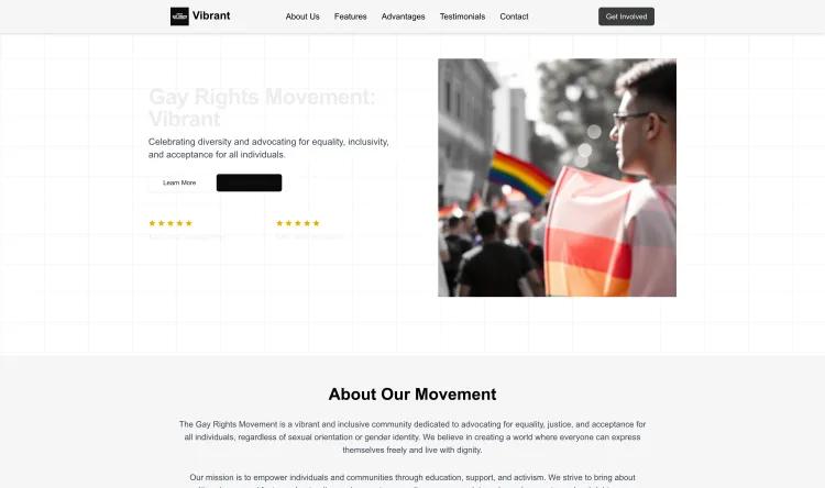 Gay Rights Movement (Vibrant)