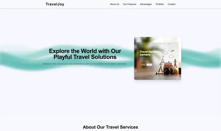 Travel Agency Landing Page (Playful)