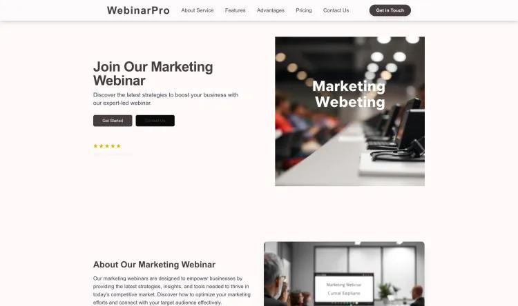 Marketing Webinar