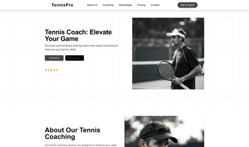 tennis-coach-website-template