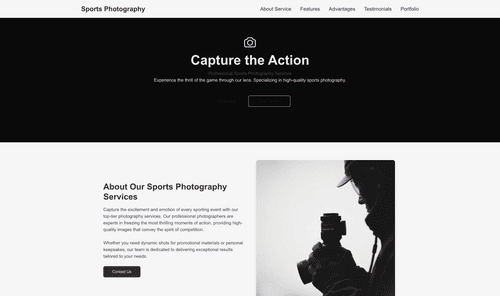 sports-photographer-website-template