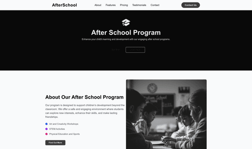 after-school-program-website-template