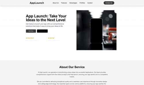 app-launch-website-template