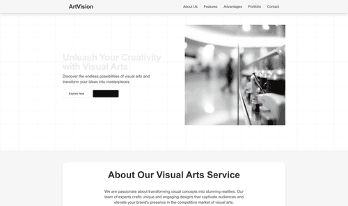 visual-arts-website-template