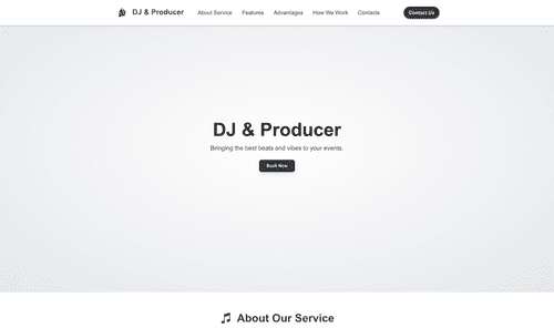 dj-producer-website-template