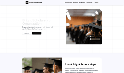 scholarship-organization-bright-website-template