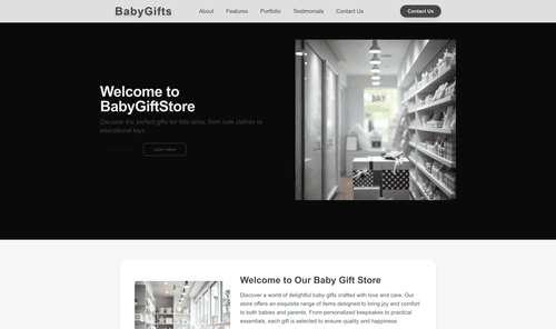baby-gift-store-website-template