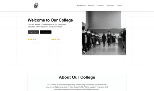 college-website-template