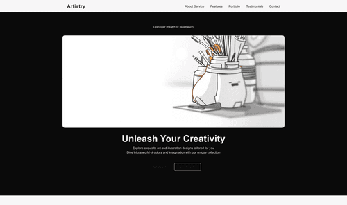 artist-website-template