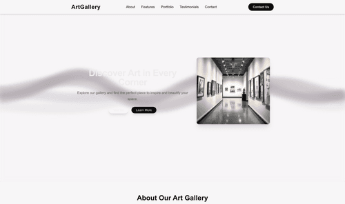 art-gallery-website-template