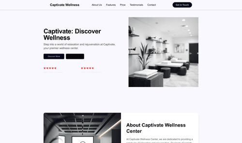 wellness-center-captivate-website-template