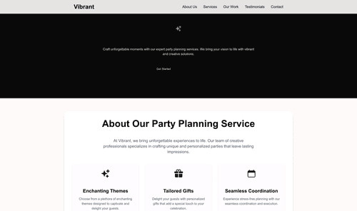 party-planning-company-vibrant-website-template